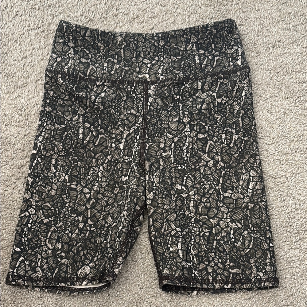 Evolution and Creation Snake Skin Biker Shorts